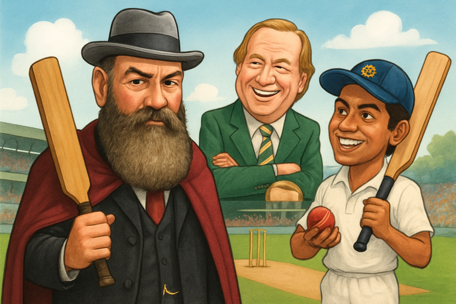 Who is the godfather of cricket? Grace, Packer, India
