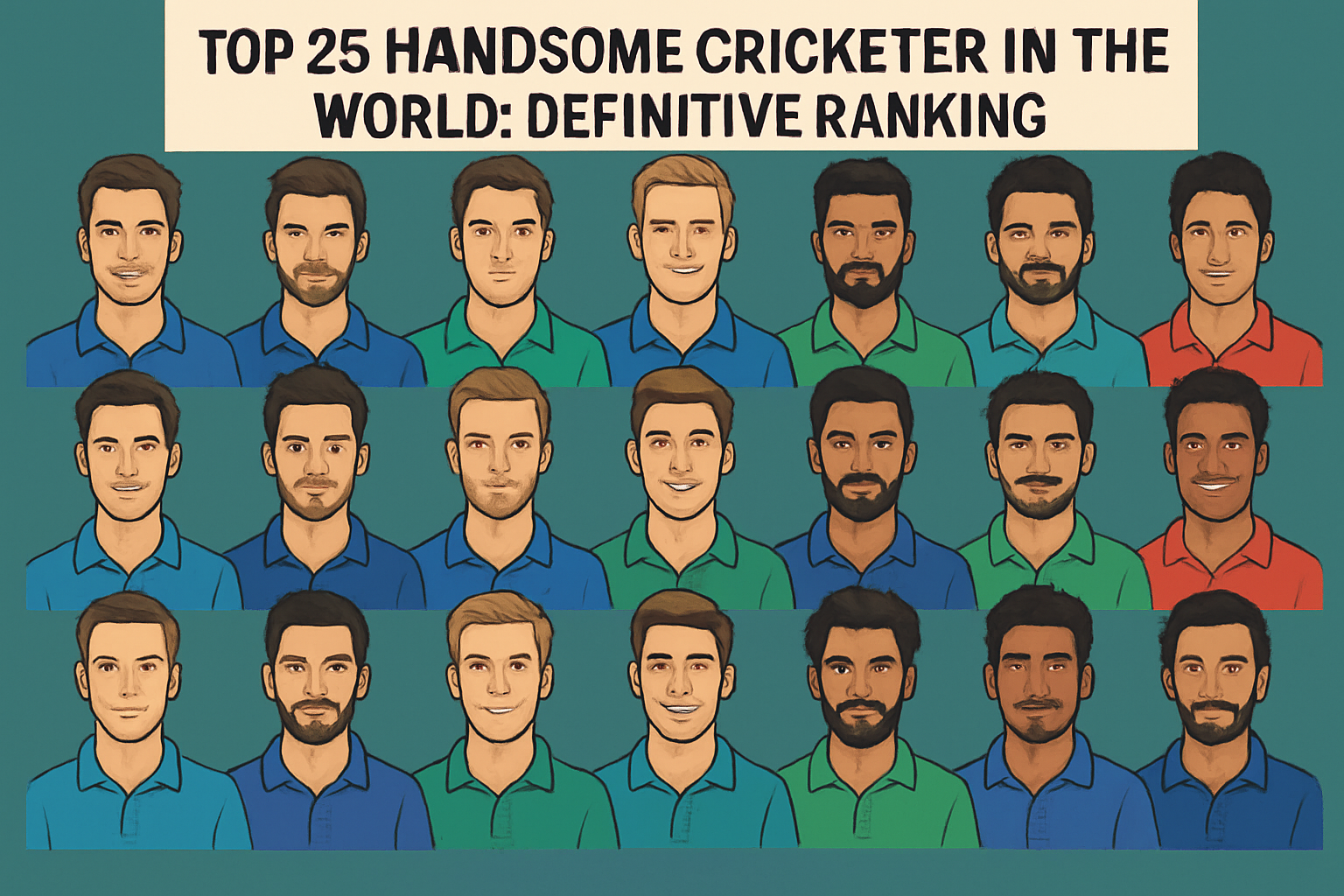 Top 25 handsome cricketer in the world: Definitive Ranking