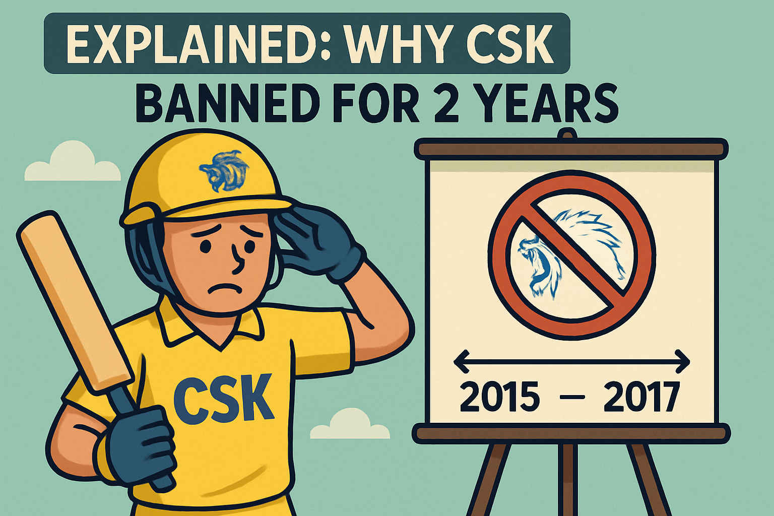 Explained: why csk banned for 2 years – Reason & Timeline