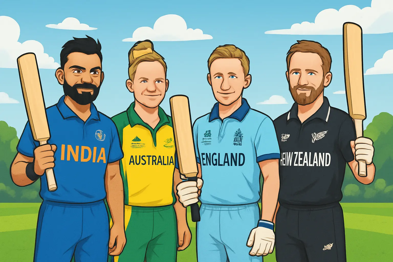Fab 4 Cricket: Kohli, Smith, Root, Williamson Compared