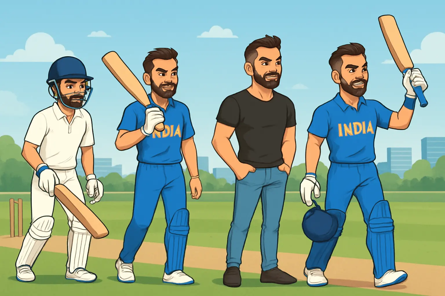 Top handsome cricketer in india: Ranking, Style & Transformations