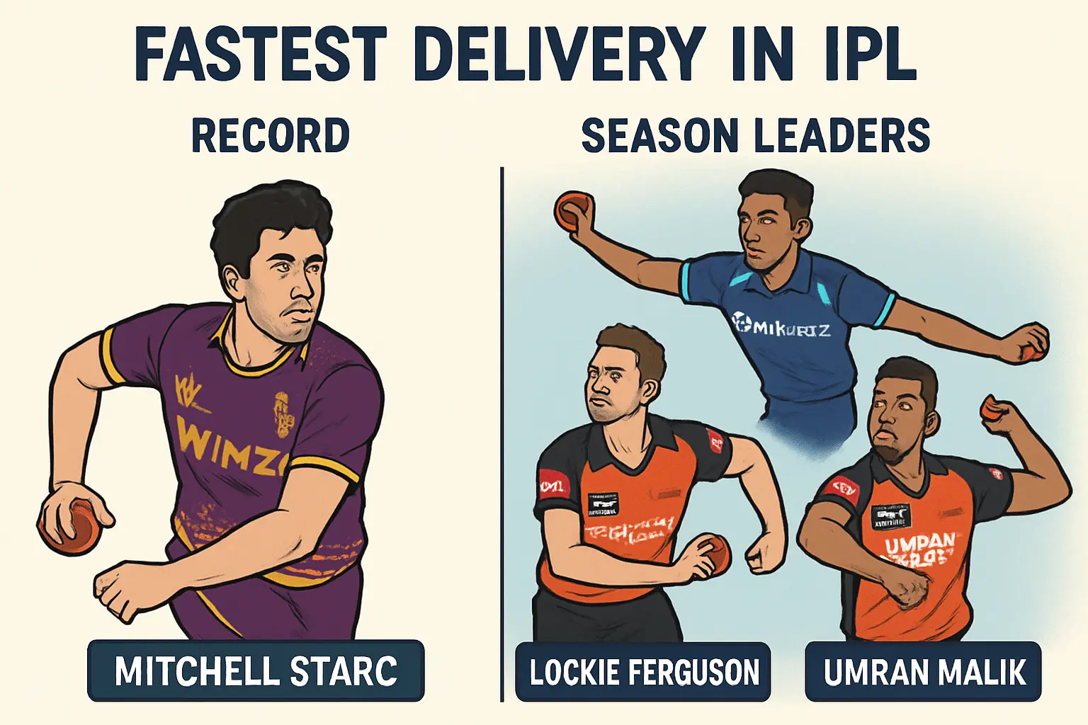 Fastest delivery in ipl: Record & Season Leaders