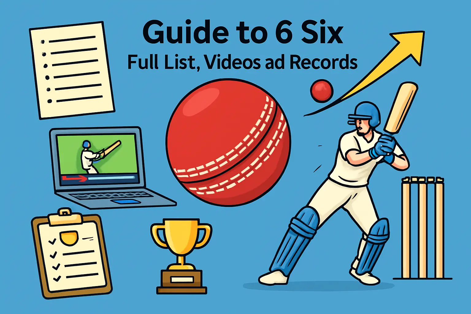 Guide to 6 ball 6 six: Full List, Videos and Records